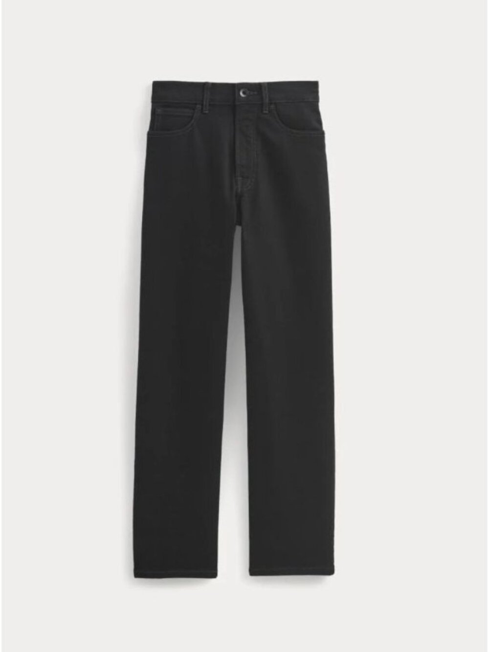 Everlane Way High Jean Straight Women's Size 25 Reg in Black Rinse NWT!